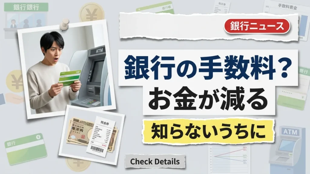 日本の銀行の隠れた手数料：知らないうちにお金が減る可能性